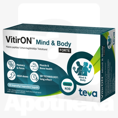 VITIRON MIND&BODY FORTE KAPSLID N30