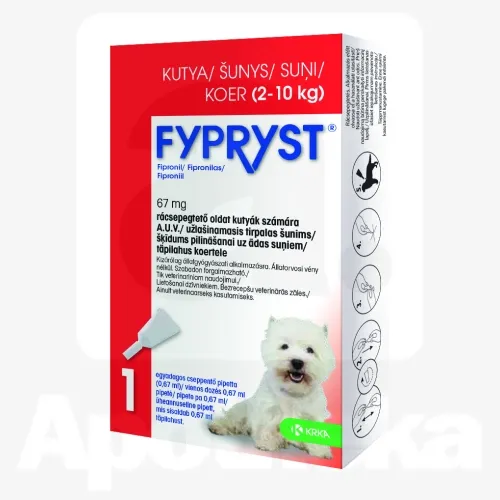 FYPRYST TÄPILAHUS 67MG/0,67ML 0,67ML N1 (2-10KG)