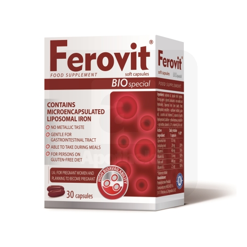 FEROVIT BIO SPECIAL KAPSLID N30  LIPOSOMAALNE RAUD