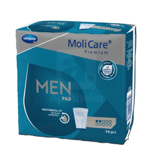 MOLICARE PAD MEN 2 TILKA (TASKUKUJULINE) N14