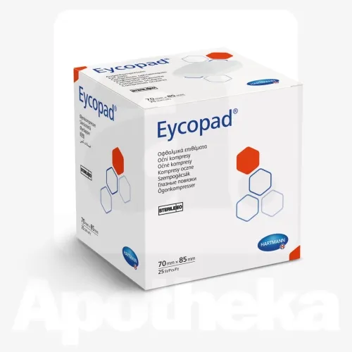 EYCOPAD SILMASIDE STERIILNE 70X85MM N25