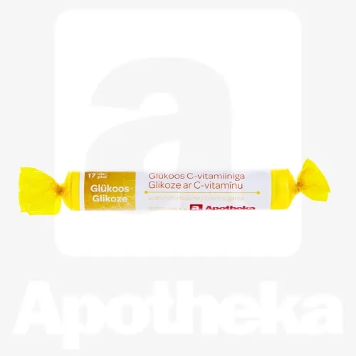 A. GLÜKOOSITROPSID C-VITAMIINIGA (SIDRUN) N17