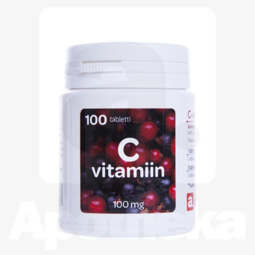 A. C VITAMIIN 100MG NÄRIMISTBL N100 AIAMARJAMAITSELINE