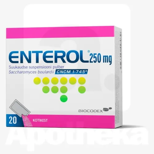 ENTEROL SUUKAUDSE SUSPENSIOONI PULBER 250MG N20