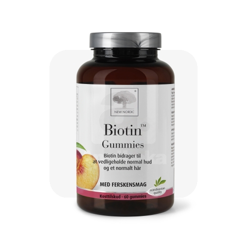 NEW NORDIC BIOTIN GUMMIES N60