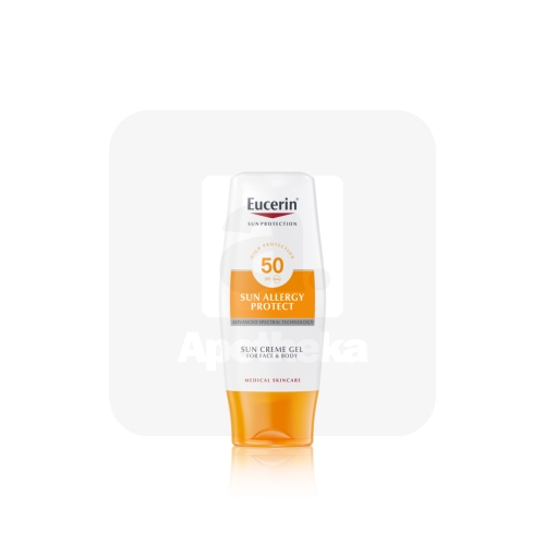 EUCERIN SUN PÄIKESEALLERGIAT ENNETAV KREEM-GEEL SPF50 150ML