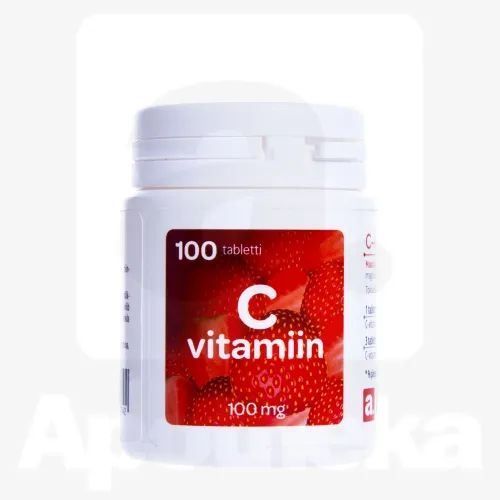 A. C VITAMIIN 100MG NÄRIMISTBL N100 MAASIKAMAITSELINE