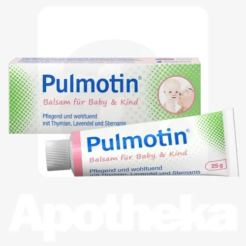 PULMOTIN KÜLMETUSVASTANE PALSAM BEEBIDELE/LASTELE 25G