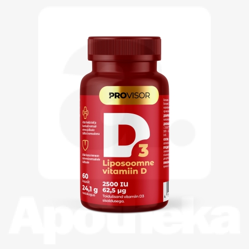 PROVISOR LIPOSOOMNE VITAMIIN D3 2500IU N60