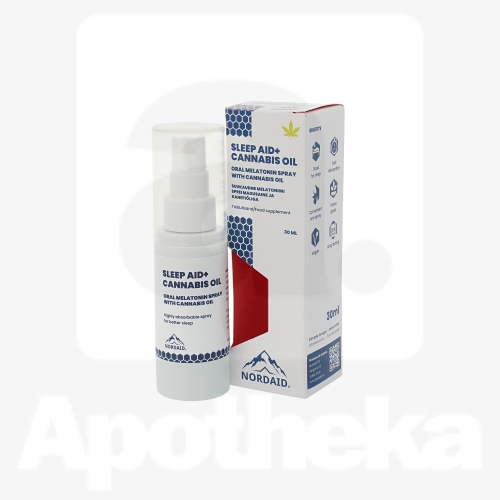 SLEEP AID MELATONIINI SPREI 1MG KANEPIÕLIGA 30ML
