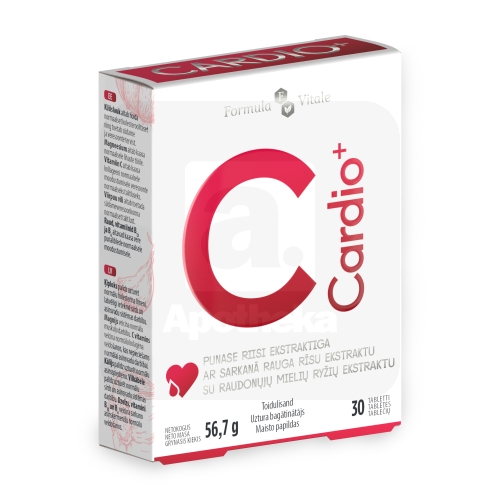 FORMULA VITALE CARDIO+ TBL N30 UUS