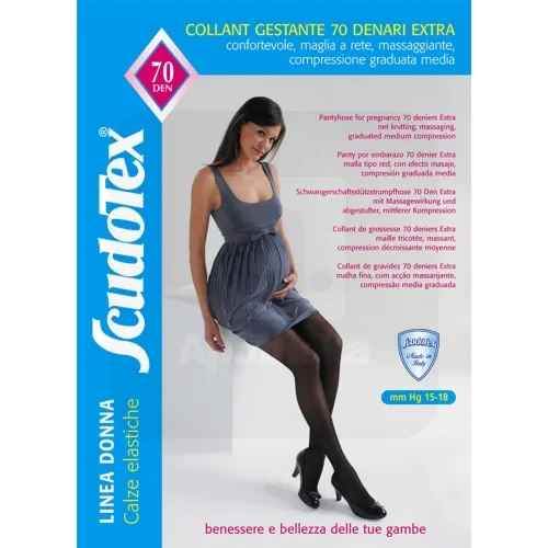 SCUDOTEX SUKKPÜKSID RASEDATELE 70DEN T5 NATURE