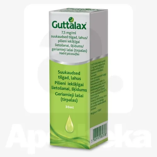 GUTTALAX SUUKAUDSED TILGAD 7,5MG/ML 30ML