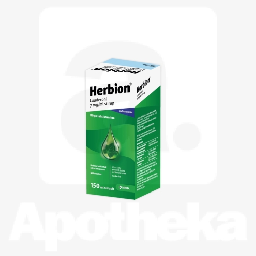 HERBION LUUDEROHI SIIRUP 7MG/ML 150ML N1