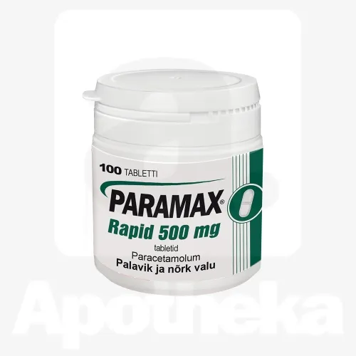 PARAMAX RAPID TBL 500MG N100 (PURGIS)