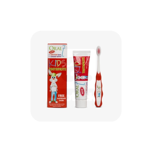 ORAL 7 HAMBAPASTA TUTTI-FRUTTI LASTELE 50ML + HAMBAHARI