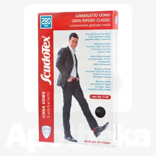 SCUDOTEX PÕLVIKUD 280DEN T3 NERO MUST