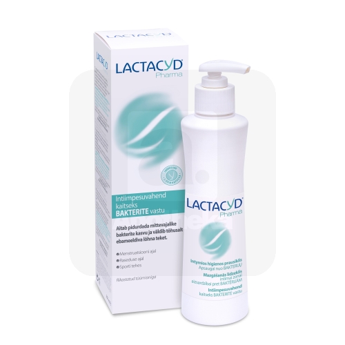 LACTACYD PHARMA INTIIMPESUVAHEND KAITSE BAKTERITE VASTU 250ML