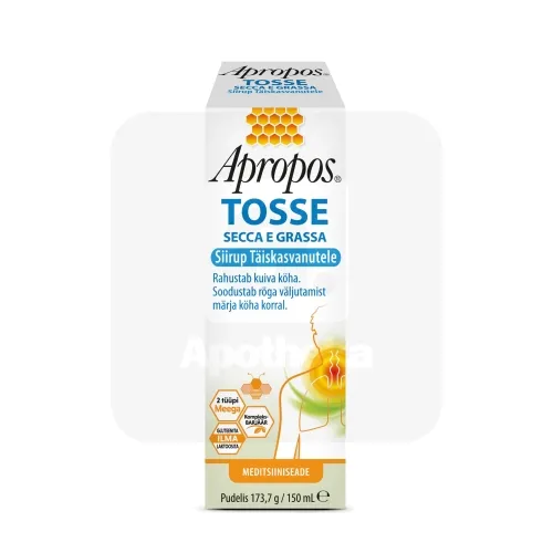 APROPOS TOSSE KÖHASIIRUP TÄISKASVANUTELE 150ML