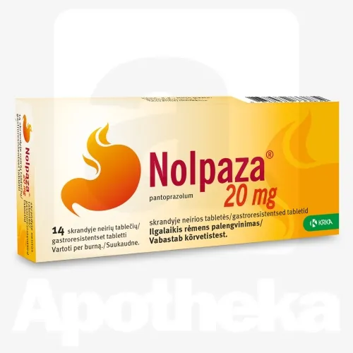 NOLPAZA GASTRORESISTENTNE TBL 20MG N14