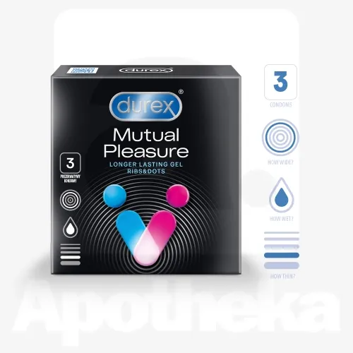 DUREX KONDOOMID MUTUAL PLEASURE N3