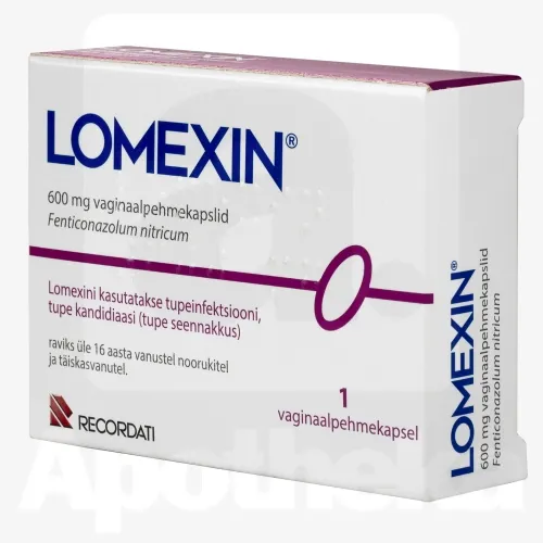 LOMEXIN VAGIN CAPS 600MG N1
