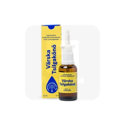 VÄRSKA ISOTOONILINE MINERAALVEE NINA- JA KURGUSPREI TSILGAKÕNÕ 30ML