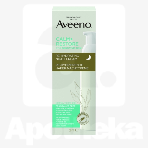AVEENO CALM+RESTORE ÖÖKREEM 50ML