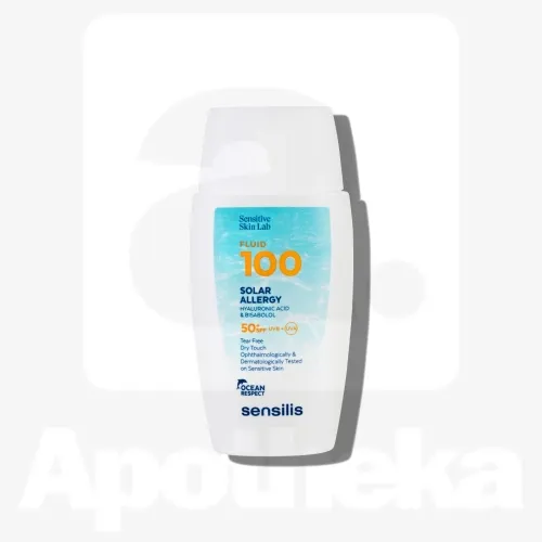 SENSILIS PÄIKESEKAITSEFLUID 100 ÜLIKERGE SPF50+ 40ML
