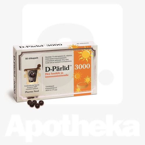 D-PÄRLID 3000 KAPSLID N80