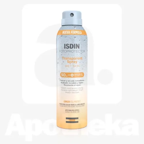 ISDIN SUN PÄIKESEKAITSEAEROSOOL VEEKINDEL SPF50 250ML