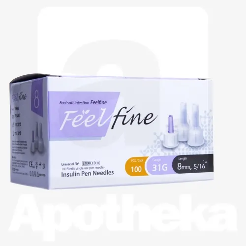 INSULIININÕELAD SMS FEELFINE 31G 8MM N100