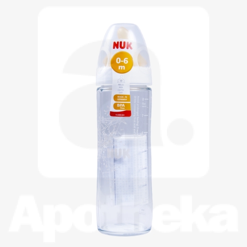 NUK FC+ LUTIPUDEL 1 CLASSIC KLAAS (LATEKS) 0-6 KUUD 240ML
