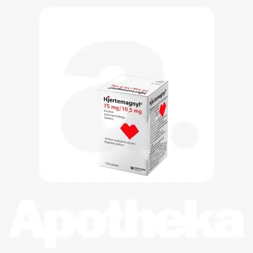 HJERTEMAGNYL TBL 75MG+10,5MG N100