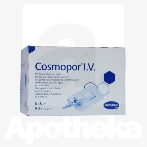 COSMOPOR I.V KANÜÜLIPLAASTER 8X6CM N50