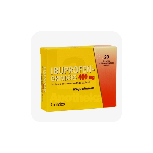 IBUPROFEN-GRINDEKS TBL 400MG N20