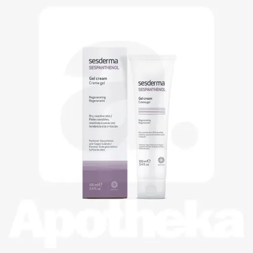 SESDERMA SESPANTHENOL GEEL-KREEM TUNDLIKULE NAHALE 100ML
