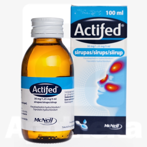 ACTIFED SIIRUP 6MG+0,25MG/ML 100ML