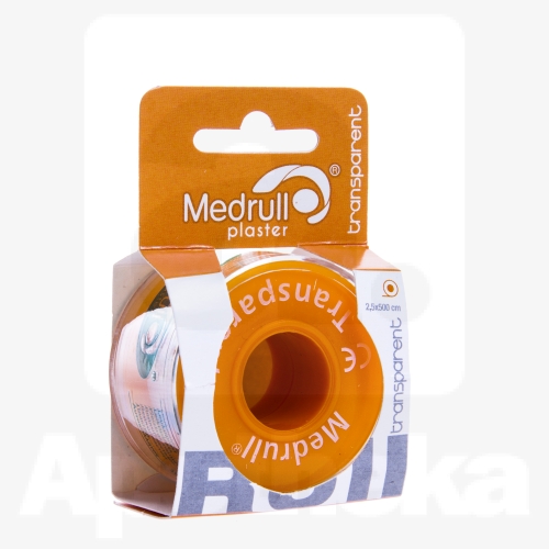MEDRULL RULLPLAASTER TRANSPARENT 2,5X500CM KARBIS
