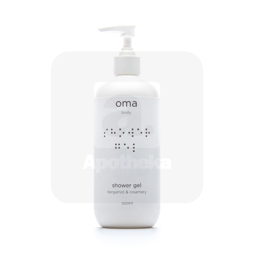 OMA CARE DUSHIGEEL BERGAMOT JA ROSMARIIN 500ML