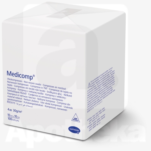 MEDICOMP TAMPOONID MITTESTER 10X10CM N100(4KIHTI)