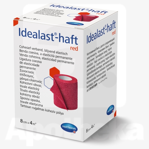 ELASTIKSIDE IDEALAST- HAFT RED (PUNANE) 8CMX4M