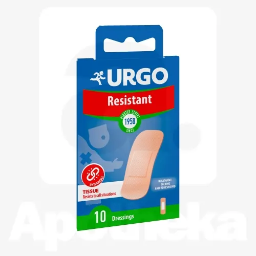 URGO PLAASTER RESISTANT 1,9X7,2CM N10