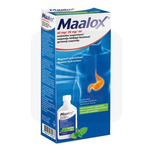 MAALOX SUUKAUDNE SUSP 35MG+40MG/ML 250ML