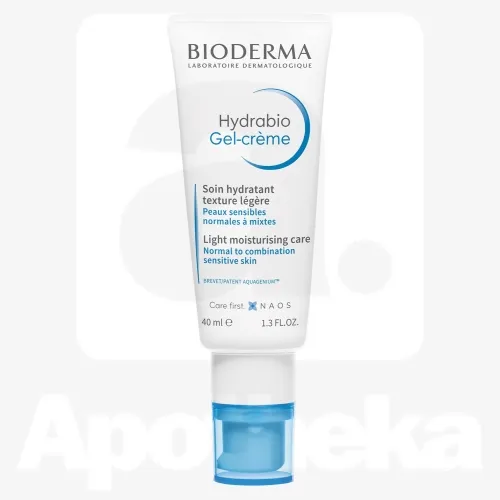 BIODERMA HYDRABIO GEEL-KREEM NORMAALSELE JA KOMB NAHALE 40ML