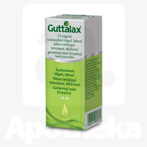 GUTTALAX SUUKAUDSED TILGAD 7,5MG/ML 15ML
