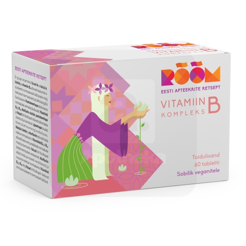 RÕÕM VITAMIIN B KOMPLEKS TBL N60 UUS