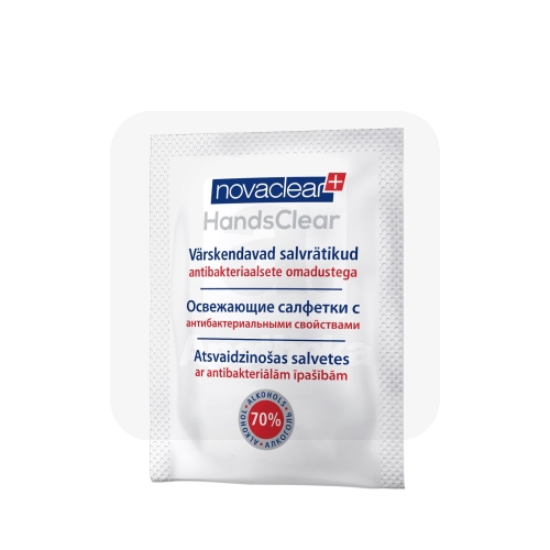 NOVACLEAR ANTIBAKTERIAALSED SALVRÄTIKUD N1