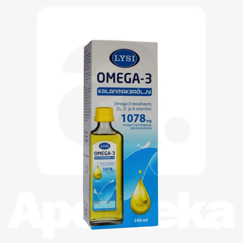LYSI OMEGA-3 KALAMAKSAÕLI 240ML