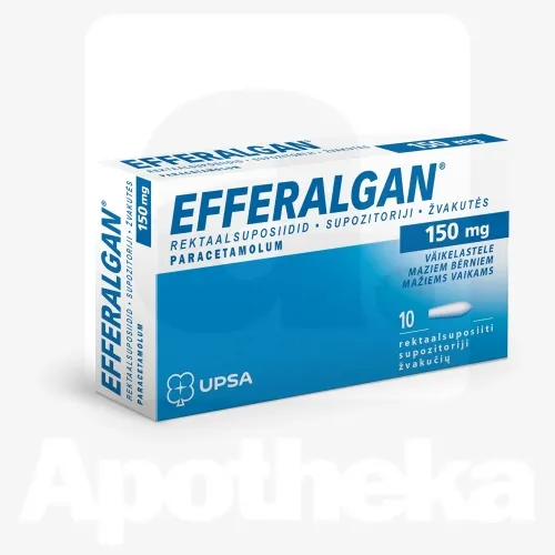 EFFERALGAN REKTAALSUPOSIIT 150MG N10